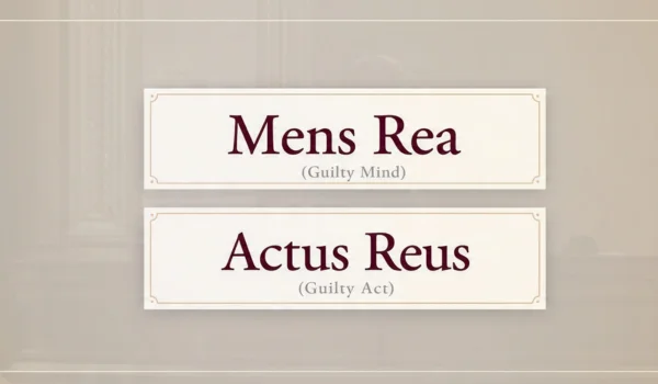 Mens Rea vs Actus Reus