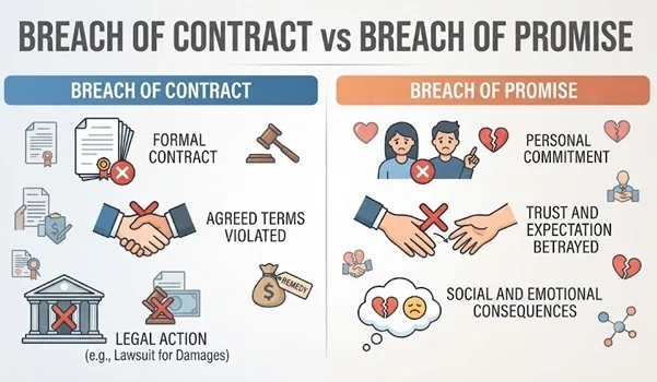 Breach of Contract vs Breach of Promise